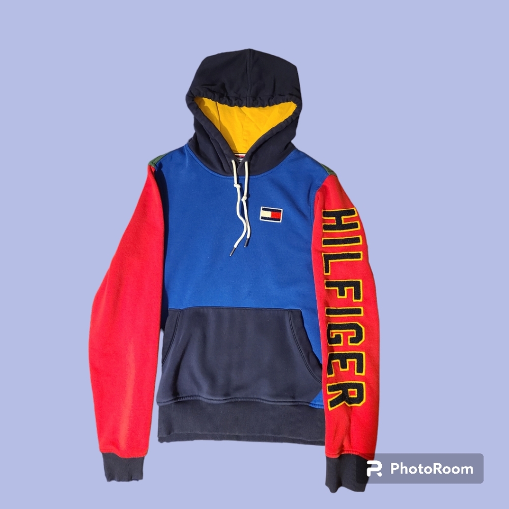 Tommy hilfiger color block hoodie